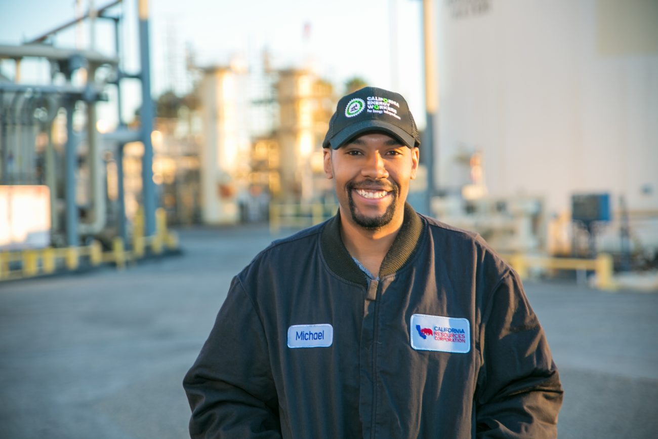 CRC employee Michael Williams smiles for a photo at the Long Beach facility.